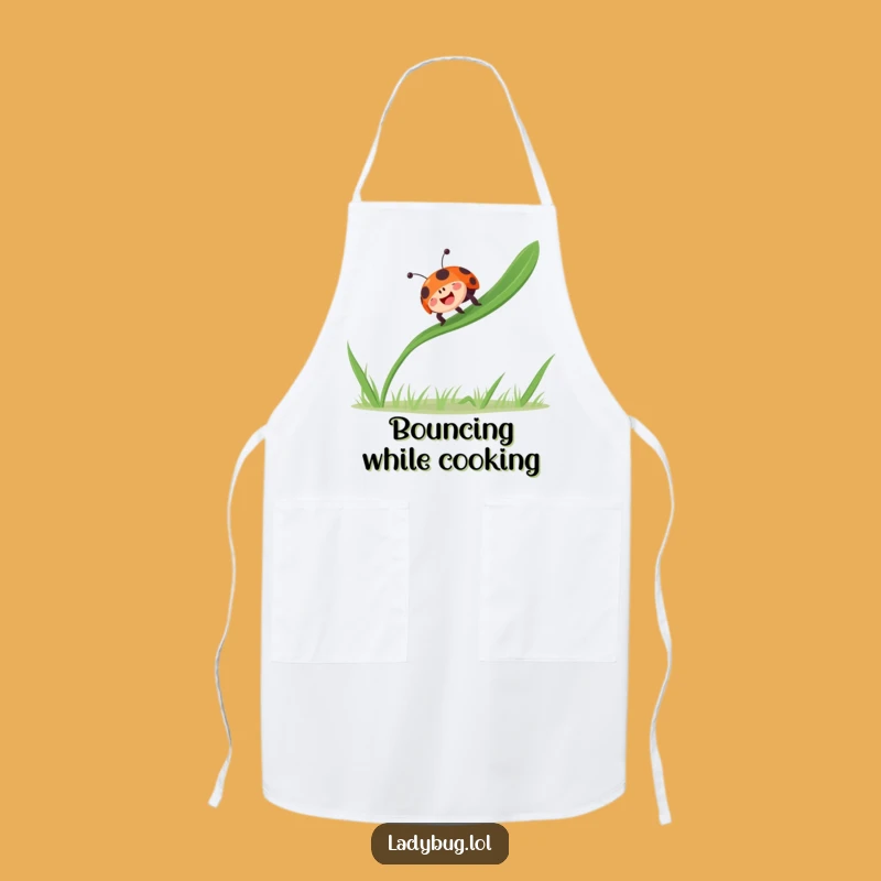 Funny Ladybug Chef Apron - Cook with Gleeful Energy