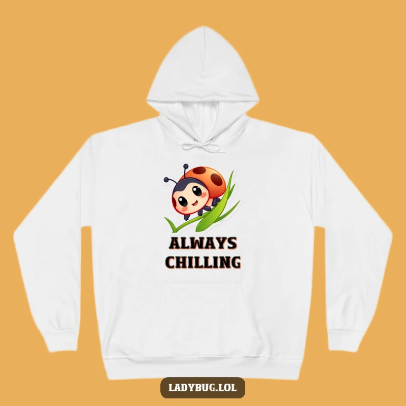 Cozy Funny Ladybug Grass Sliding Hoodie: Warmth and Laughter Guaranteed, Great Funny Gift