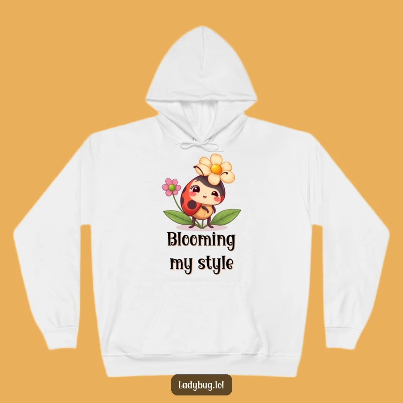 Funny Flower Hat Ladybug Hoodie - Cozy & Comical Fashion Wear