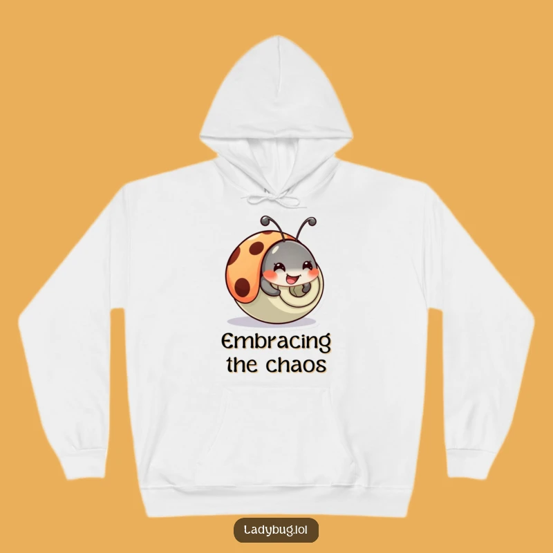 Funny Ladybug Tumble Hoodie: Cozy & Comical Bug Wear, Perfect Funny Gift