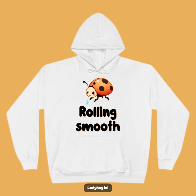Funny Playful Ladybug Hoodie - Cozy Comfort for Your Inner Child & Fun-Loving Soul