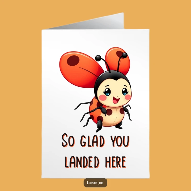Free Printable Ladybug Thank You Card - Cheerful Wings Downloadable Sentimental Gift