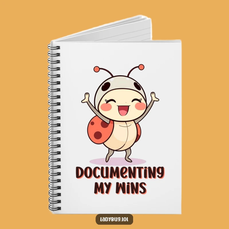 Funny Ladybug Dance Notebook - Journal Your Joy, Creative Funny Gift for Notes