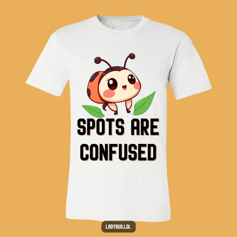 Funny Ladybug T-Shirt: Surprised Spotty Apparel, Adorable Humor Gift