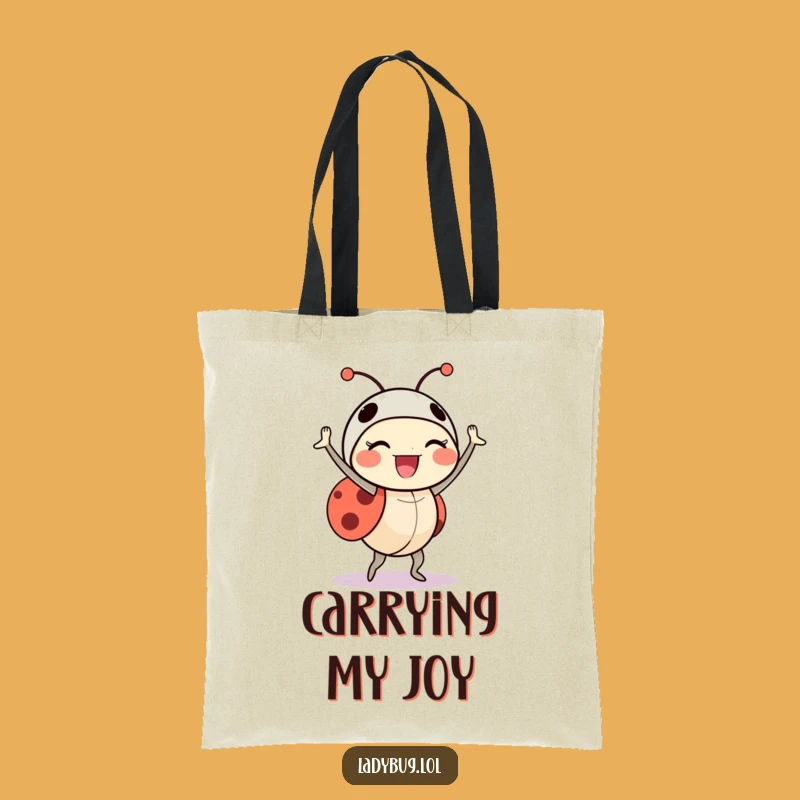 Funny Ladybug Dance Tote Bag - Carry Your Joy, Practical Funny Gift Accessory